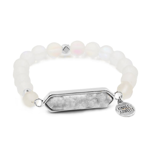 Adelaide Collection - Silver Perla Quartz Bracelet