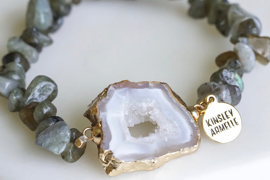 Agate Collection - Haze Bracelet