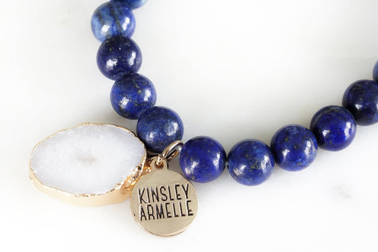 Agate Collection - Indigo Bracelet 8mm