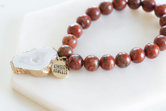 Agate Collection - Jasper Bracelet 10mm