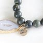 Agate Collection - Moss Bracelet 10mm