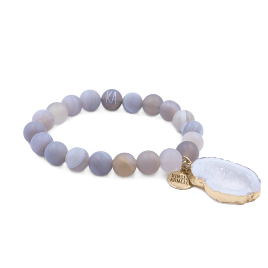 Agate Collection - Cinder Bracelet 10mm